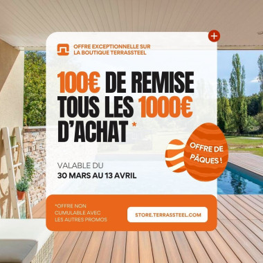promotion paques 2026 terrassteel