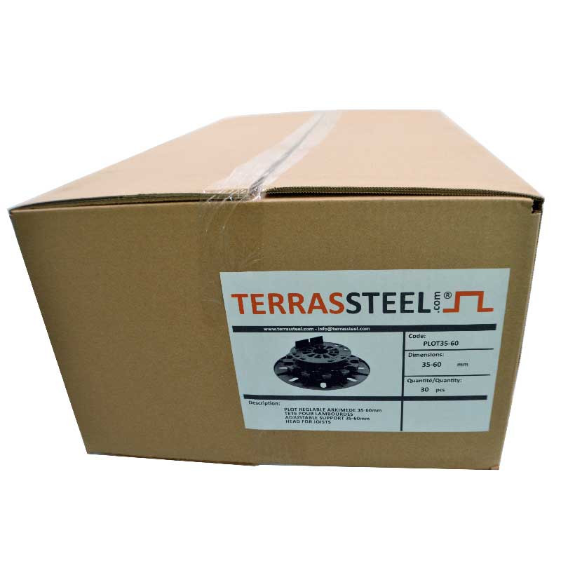 Cardboard of pedestal - height 35 - 60 mm