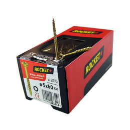 200 countersunk head screws...