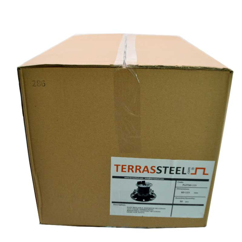 Cardboard of 30 pedestals - height 60/115 mm