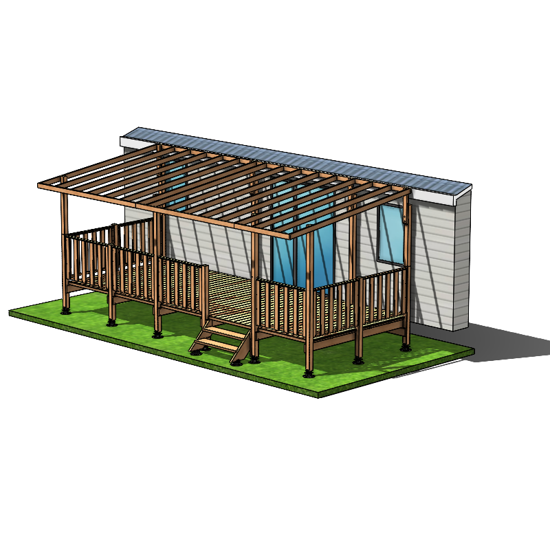 MAEVA covered terrace 3 x 6.43m