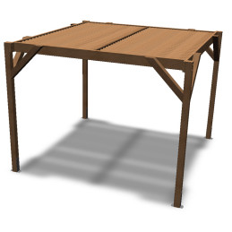 Pergola "Eole" 3x3 m -...